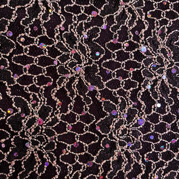 Deep lavender strapless formal - Picture 4 of 8